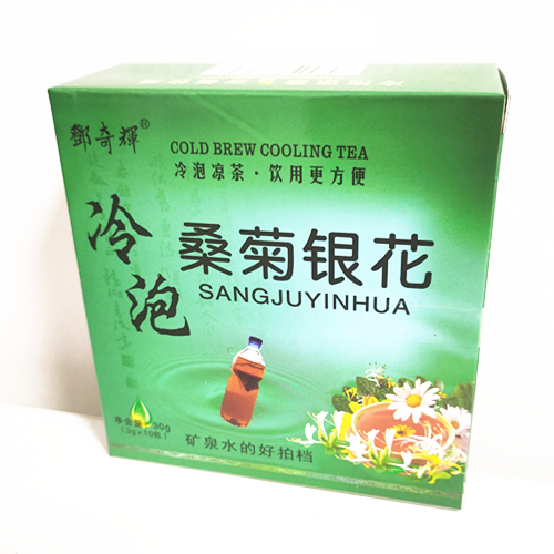 獨創凍水泡系列涼茶-桑菊銀花-直接置入礦泉水瓶即可飲用 -方便有好喝