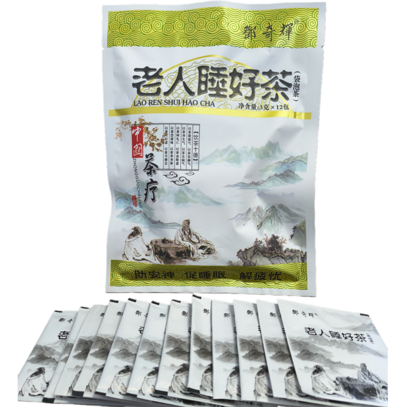 鄧奇輝牌老人睡好茶袋泡茶包幫助睡眠天然草本精華